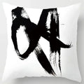 Axyaa Boho Style Ink Painting Pillow Sleeve for Home Decoration