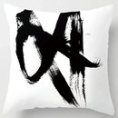 Axyaa Boho Style Ink Painting Pillow Sleeve for Home Decoration