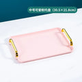 Axyaa Plastic Storage Racks for Drain Cups, Upside-down Plates, Teacups, and Cake Plate Tray