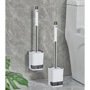 Axyaa Long Handle Wall-Mounted Toilet Brush with Detachable Drain Drawer