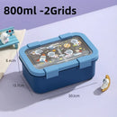Axyaa Stainless Steel Bento Box with Compartments