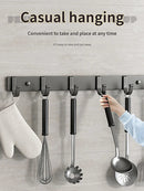 Axyaa Wall Hanging Clothes Hanger Coat Hook Organizer Storage Kitchen Accessory