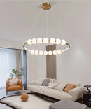 Axyaa Modern Minimalist Chandelier for Restaurant Living Room Bedroom