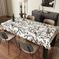 Axyaa Waterproof Oil-Proof Rectangular Dining Table Cloth Luxe High-End Atmosphere