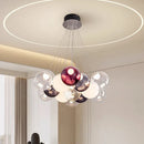 Axyaa LED Chandeliers: Modern Pendant Lights for Living Room and Dining Room