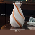 Axyaa Ceramic Vase Plant Pot Floral Vases Room Decor Aesthetic Ornaments