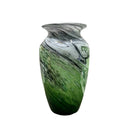 Axyaa Chinese Ink-wash Glass Vase: High-end Decor for Living Room & Dining Table