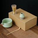 Axyaa Matcha Tea Set with Bamboo Whisk & Bowl for Tea Lovers