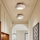 Axyaa Natural Yellow Travertine Canopy LED Ceiling Light