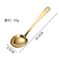 Axyaa Stainless Steel Kitchenware Set with Long Handle Utensils