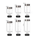 Axyaa Glass Brew Bottle with Scale - Leak-proof, Travel-friendly Fluid Container