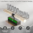 Axyaa Crystal LED Wall Lamp - Remote Control Dimmable, Rechargeable, 10000mAh, Battery-Powered