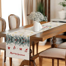 Festive Watercolor Table Runner by Axyaa: Christmas Kitchen Decor & Wedding Party Essential