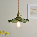 Axyaa Nordic Glass Chandelier LED Pendant Lamp, Modern Art Hanging Light