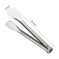 Axyaa Stainless Steel BBQ Steak Tongs - Hollow Grill Clamp & Kitchen Utensil