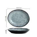 Axyaa Ceramic Salad Plate Set of 4