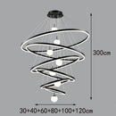 Axyaa Modern Indoor Pendant Light LED Chandelier Ceiling Lamp for Dining Room