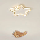 Axya Star LED Ceiling Lamp: Modern Children's Room Chandelier & Home Decor Lighting