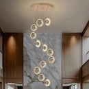 Axyaa Crystal Pendant Light for Luxury Home Decoration and Dining Room Lighting