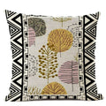 Axyaa Geometric Cushion Cover 45x45cm Linen Abstract Design Pillow