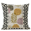 Axyaa Geometric Cushion Cover 45x45cm Linen Abstract Design Pillow