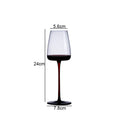 Axyaa High Feet Wine Goblet Set - Elegant Glass Drinkware for Bars & Restaurants