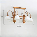 Axyaa Nordic Glass Art LED Chandelier for Home Decor Lighting