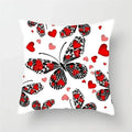 Axyaa Floral Butterfly Pillowcase for Home Decor and Events