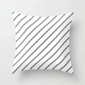 Axyaa Geometric Grey Pillowcase Set