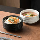 Axyaa Ceramic Rock Pattern Dessert Bowl
