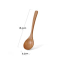 Axyaa Beech Long-handled Soup Spoon Set - Multifunctional Kitchen Tableware