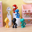 Axyaa Hero Police Mini LED Desk Lamp Cute Cartoon Night Light Ornament
