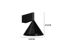 Axyaa Nordic Brushed Metal Cone Wall Lamp for Living Room, Study, Dining Room