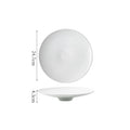 Axyaa High Foot Ceramic Plate for Restaurant Steak Sushi Molecular Cuisine Tableware