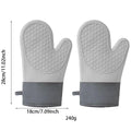 Axyaa Silicone Oven Gloves for Kitchen Baking - Thick Insulation, Anti-Slip & Anti-Scald