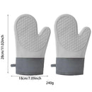 Axyaa Silicone Oven Gloves for Kitchen Baking - Thick Insulation, Anti-Slip & Anti-Scald