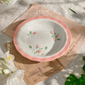 Axyaa Strawberry Hand-painted Ceramic Tableware Set for Household Dinner Plates