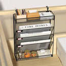 Axyaa 6-Tier Hanging File Organizer Office Cubicle Wall Mount for Mails Folders Papers