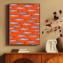 Axyaa Marine Animals Canvas Prints for Modern Home Decor