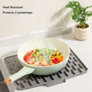 Axyaa Silicone Drying Mat: Non-Slip, Heat Resistant, Quick Drying Stone Pad