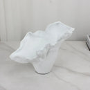 Axyaa Resin Irregular Flower Vase Wide Mouth Abstract Sculpture Floral Home Decor