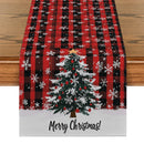 Axyaa Christmas Snowflake Table Runner - Farmhouse Dining Decor