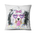 Axyaa French Bulldog Gift Cushion: Decorative Sofa Throw Pillow with American Cartoon Pet Print
