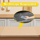 Axyaa Acrylic Cutting Board with Lip: Anti-slip Kitchen Chopping Board & Counter Protector