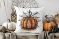 Axyaa Black Cat Vampire Halloween Pillow Cover for Sofa Bedroom Car.