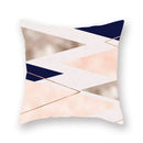 Axyaa Pink Bling Dots Geometric Throw Pillow Cover