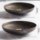 Axyaa Frosted Ceramic Dining Plate Set - Molecular Cooking Tableware