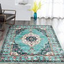 Axyaa Retro Style Large Rug - Modern Short Pile European Design for Home Decor