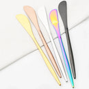 Axyaa Gold Stainless Steel Cutlery Set of 6 Butter Cheese Dessert Knives