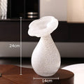 Axyaa Cloud Glass Vase Artificial Flower Decor Floral Shaped Desk Decoration